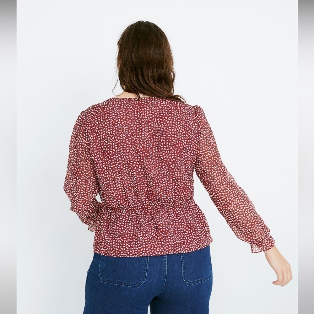 Madewell Overture Top in Ditsy Flowers Women’s Size XL - Picture 12 of 12